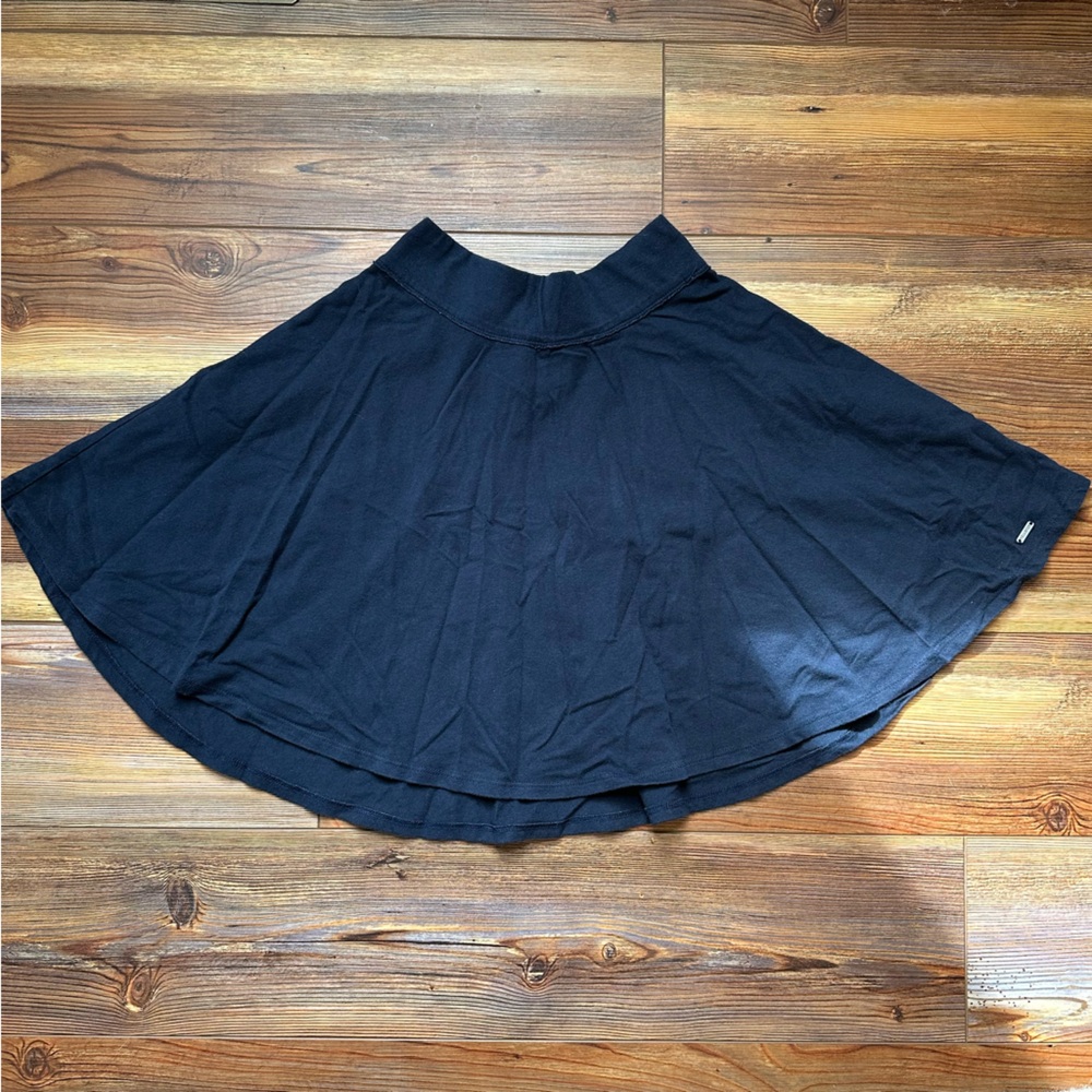 Hollister navy cotton mini skirt